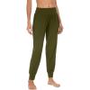 imageWiWi Womens Viscose from Bamboo Joggers Super Soft Pajama Pants Yoga Bottoms Cooling Lounge Sweatpants SXXLAarmy Green