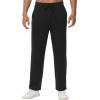 imageWiWi Sweatpants for Mens Workout Gym Pants Lightweight Track Pant with Pockets Drawstring SXXL BBlack
