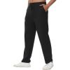 imageWiWi Sweatpants for Mens Workout Gym Pants Lightweight Track Pant with Pockets Drawstring SXXL BBlack