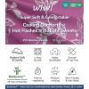 image:imageWiWi Pajamas for Women Super Soft Pajama Sets Cooling Short Sleeve Top Capri Pants Viscose from Bamboo Sleepwear Pjs S4XApurpleRose