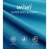 image:imageWiWi Pajamas for Women Super Soft Pajama Sets Cooling Short Sleeve Top Capri Pants Viscose from Bamboo Sleepwear Pjs S4XAteal Blue