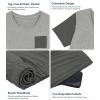 image:imageWiWi Pajamas for Women Super Soft Pajama Sets Cooling Short Sleeve Top Capri Pants Viscose from Bamboo Sleepwear Pjs S4XBiron Grey
