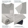 image:imageWiWi Pajamas for Women Super Soft Pajama Sets Cooling Short Sleeve Top Capri Pants Viscose from Bamboo Sleepwear Pjs S4XBlight Grey