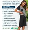 image:imageWiWi Pajamas for Women Super Soft Pajama Sets Cooling Short Sleeve Top Capri Pants Viscose from Bamboo Sleepwear Pjs S4XBstripeblack