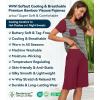 image:imageWiWi Pajamas for Women Super Soft Pajama Sets Cooling Short Sleeve Top Capri Pants Viscose from Bamboo Sleepwear Pjs S4XBstripewine
