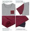 image:imageWiWi Pajamas for Women Super Soft Pajama Sets Cooling Short Sleeve Top Capri Pants Viscose from Bamboo Sleepwear Pjs S4XBwine