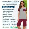 image:imageWiWi Pajamas for Women Super Soft Pajama Sets Cooling Short Sleeve Top Capri Pants Viscose from Bamboo Sleepwear Pjs S4XBwine