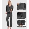 image:imageWiWi Viscose from Bamboo Womens Pajamas Set Super Soft Button Down Top and Pants Sleepwear Cooling Pjs S3XAcharcoal Heather