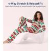 image:imageWiWi Viscose from Bamboo Womens Pajamas Set Super Soft Button Down Top and Pants Sleepwear Cooling Pjs S3XAchristmas