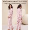 image:imageWiWi Viscose from Bamboo Womens Pajamas Set Super Soft Button Down Top and Pants Sleepwear Cooling Pjs S3XAcute Dog