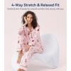 image:imageWiWi Viscose from Bamboo Womens Pajamas Set Super Soft Button Down Top and Pants Sleepwear Cooling Pjs S3XAcute Dog