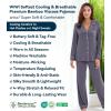 image:imageWiWi Viscose from Bamboo Womens Pajamas Set Super Soft Button Down Top and Pants Sleepwear Cooling Pjs S3XAdark Grey