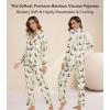 image:imageWiWi Viscose from Bamboo Womens Pajamas Set Super Soft Button Down Top and Pants Sleepwear Cooling Pjs S3XAdog and Cactus
