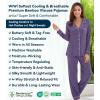 image:imageWiWi Viscose from Bamboo Womens Pajamas Set Super Soft Button Down Top and Pants Sleepwear Cooling Pjs S3XAlavender