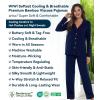 image:imageWiWi Viscose from Bamboo Womens Pajamas Set Super Soft Button Down Top and Pants Sleepwear Cooling Pjs S3XAnavyPink