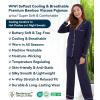 image:imageWiWi Viscose from Bamboo Womens Pajamas Set Super Soft Button Down Top and Pants Sleepwear Cooling Pjs S3XAnavyWhite