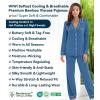 image:imageWiWi Viscose from Bamboo Womens Pajamas Set Super Soft Button Down Top and Pants Sleepwear Cooling Pjs S3XAprussian Blue