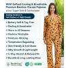 image:imageWiWi Viscose from Bamboo Womens Pajamas Set Super Soft Button Down Top and Pants Sleepwear Cooling Pjs S3XApumpkin Spider on Orange