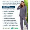 image:imageWiWi Viscose from Bamboo Womens Pajamas Set Super Soft Button Down Top and Pants Sleepwear Cooling Pjs S3XApurplish Grey