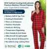 image:imageWiWi Viscose from Bamboo Womens Pajamas Set Super Soft Button Down Top and Pants Sleepwear Cooling Pjs S3XAred Plaid