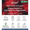 image:imageWiWi Viscose from Bamboo Womens Pajamas Set Super Soft Button Down Top and Pants Sleepwear Cooling Pjs S3XAred Plaid