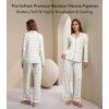 image:imageWiWi Viscose from Bamboo Womens Pajamas Set Super Soft Button Down Top and Pants Sleepwear Cooling Pjs S3XAski