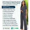 image:imageWiWi Viscose from Bamboo Womens Pajamas Set Super Soft Button Down Top and Pants Sleepwear Cooling Pjs S3XBcharcoal