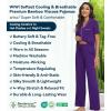 image:imageWiWi Viscose from Bamboo Womens Pajamas Set Super Soft Button Down Top and Pants Sleepwear Cooling Pjs S3XBlilac