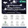 image:imageWiWi Viscose from Bamboo Womens Pajamas Set Super Soft Button Down Top and Pants Sleepwear Cooling Pjs S3XBnavy Stars