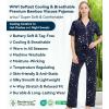 image:imageWiWi Viscose from Bamboo Womens Pajamas Set Super Soft Button Down Top and Pants Sleepwear Cooling Pjs S3XBnavy Stars