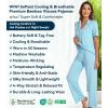 image:imageWiWi Viscose from Bamboo Womens Pajamas Set Super Soft Button Down Top and Pants Sleepwear Cooling Pjs S3XBpale Blue