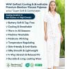 image:imageWiWi Viscose from Bamboo Womens Pajamas Set Super Soft Button Down Top and Pants Sleepwear Cooling Pjs S3XBwhite Stars