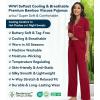 image:imageWiWi Viscose from Bamboo Womens Pajamas Set Super Soft Button Down Top and Pants Sleepwear Cooling Pjs S3XBwine Red