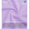 image:imageWiWi Nightgowns for Women Super Soft Sleepwear Long Sleeve V Neck Nightshirts Viscose from Bamboo Cooling Nightdress SXXLAtaro Purple