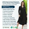 image:imageWiWi Nightgowns for Women Super Soft Sleepwear Long Sleeve V Neck Nightshirts Viscose from Bamboo Cooling Nightdress SXXLBblack