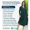 image:imageWiWi Nightgowns for Women Super Soft Sleepwear Long Sleeve V Neck Nightshirts Viscose from Bamboo Cooling Nightdress SXXLBblackish Green