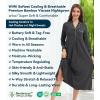 image:imageWiWi Nightgowns for Women Super Soft Sleepwear Long Sleeve V Neck Nightshirts Viscose from Bamboo Cooling Nightdress SXXLBcharcoal Heather