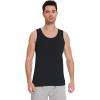 image:imageWiWi Viscose from Bamboo Mens Tank TShirt Soft Crewneck Undershirts Moisture Wicking Sleeveless Tanks Undershirt SXXLAblack
