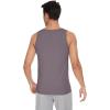 image:imageWiWi Viscose from Bamboo Mens Tank TShirt Soft Crewneck Undershirts Moisture Wicking Sleeveless Tanks Undershirt SXXLAmisty Grey