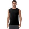 image:imageWiWi Viscose from Bamboo Mens Tank TShirt Soft Crewneck Undershirts Moisture Wicking Sleeveless Tanks Undershirt SXXLBblack