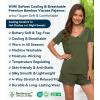 image:imageWiWi Viscose from Bamboo Pajamas Set for Women Super Soft Short Sleeve Cooling Summer Plus Size Pjs Sets Sleepwear S4XAarmy Green