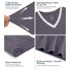 image:imageWiWi Viscose from Bamboo Pajamas Set for Women Super Soft Short Sleeve Cooling Summer Plus Size Pjs Sets Sleepwear S4XAdark Grey