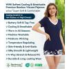 image:imageWiWi Viscose from Bamboo Pajamas Set for Women Super Soft Short Sleeve Cooling Summer Plus Size Pjs Sets Sleepwear S4XAnavy Floral