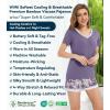 image:imageWiWi Viscose from Bamboo Pajamas Set for Women Super Soft Short Sleeve Cooling Summer Plus Size Pjs Sets Sleepwear S4XApurpleFloral