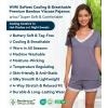 image:imageWiWi Viscose from Bamboo Pajamas Set for Women Super Soft Short Sleeve Cooling Summer Plus Size Pjs Sets Sleepwear S4XApurplish Grey