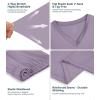 image:imageWiWi Viscose from Bamboo Pajamas Set for Women Super Soft Short Sleeve Cooling Summer Plus Size Pjs Sets Sleepwear S4XAviolet