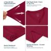 image:imageWiWi Viscose from Bamboo Pajamas Set for Women Super Soft Short Sleeve Cooling Summer Plus Size Pjs Sets Sleepwear S4XAwine