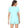 image:imageWiWi Viscose from Bamboo Pajamas Set for Women Super Soft Short Sleeve Cooling Summer Plus Size Pjs Sets Sleepwear S4XBaqua