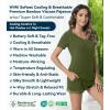 image:imageWiWi Viscose from Bamboo Pajamas Set for Women Super Soft Short Sleeve Cooling Summer Plus Size Pjs Sets Sleepwear S4XBarmy Green