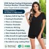 image:imageWiWi Viscose from Bamboo Pajamas Set for Women Super Soft Short Sleeve Cooling Summer Plus Size Pjs Sets Sleepwear S4XBblack